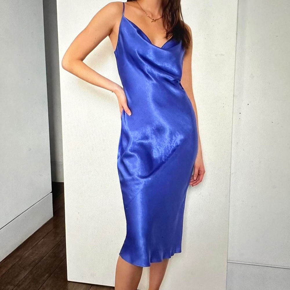 Aritzia Babaton Oakley Dress Azure Blue